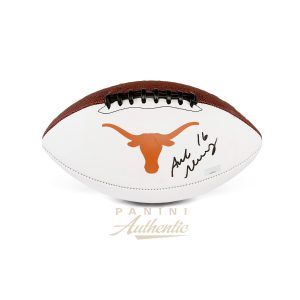 Arch Manning Autographed University of Texas White Panel Football - Black Laces ~Open Edition Item~