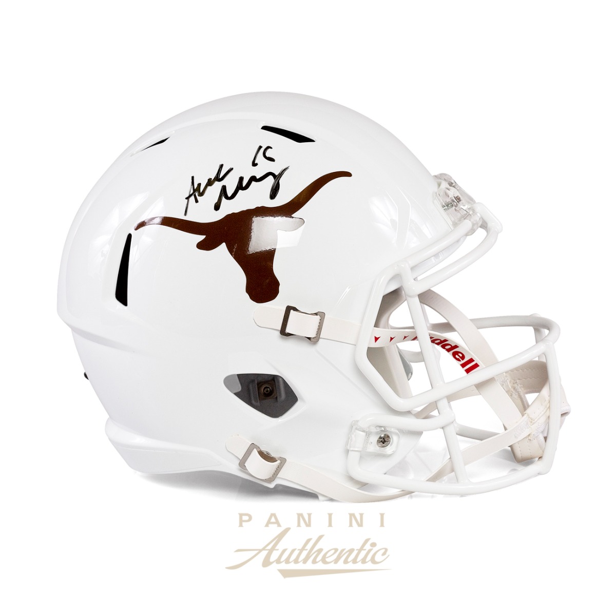 Arch Manning Autographed University of Texas Full Size White Speed Replica Helmet ~Open Edition Item~
