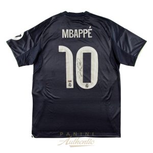 Kylian Mbappe Autographed 2025-26 Real Madrid Navy Replica Away Jersey ~Open Edition Item~