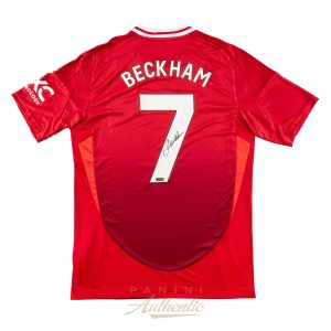 David Beckham Autographed #7 Manchester United 2024-25 Replica Home Jersey ~Open Edition Item~