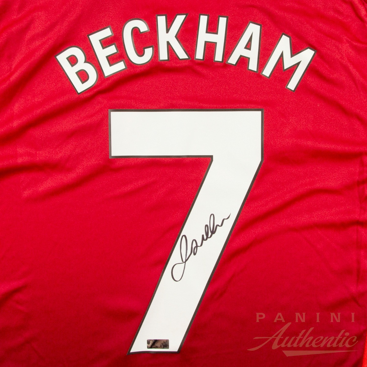 David Beckham Autographed #7 Manchester United 2024-25 Replica Home Jersey ~Open Edition Item~ - Image 3