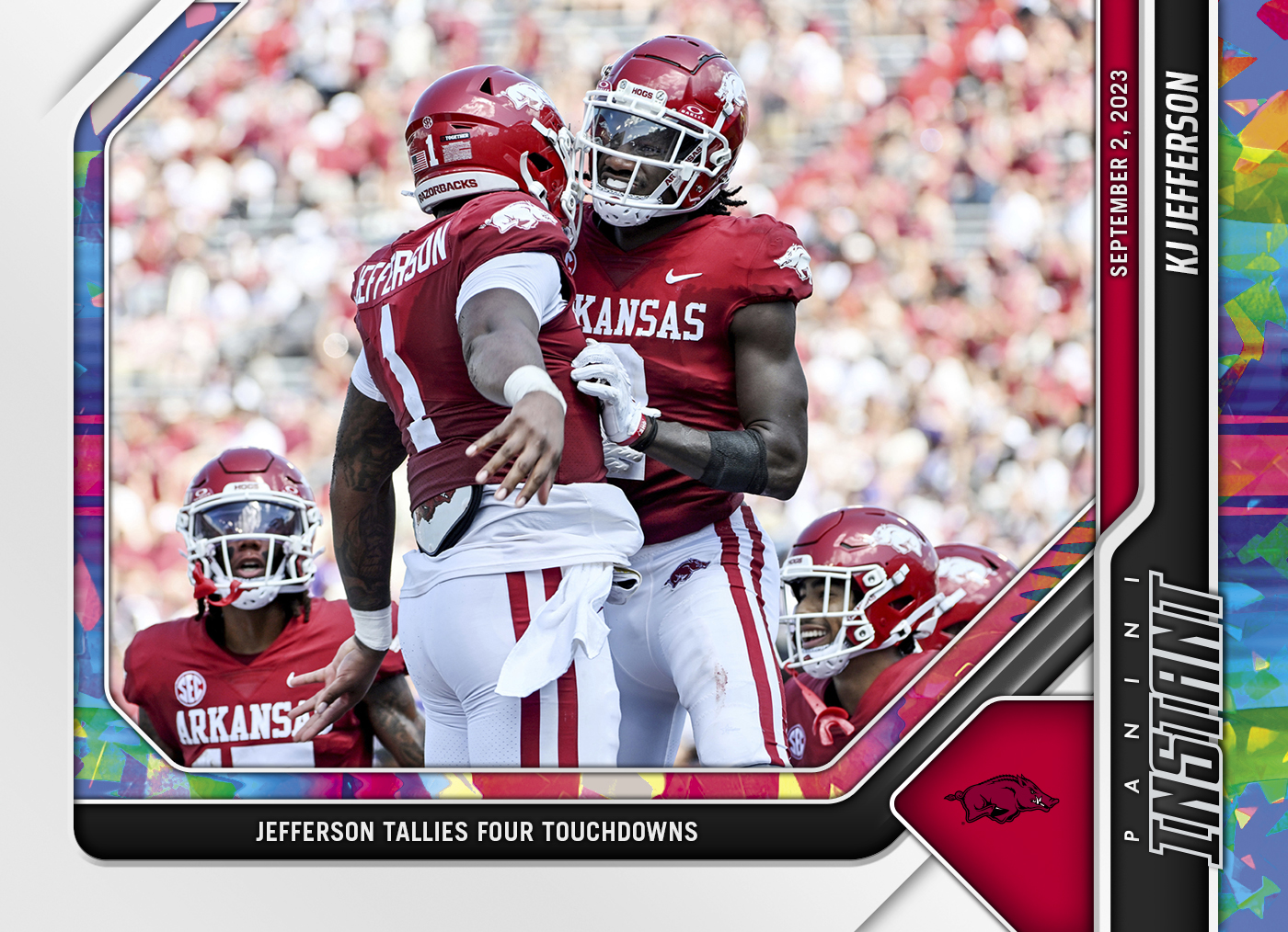 KJ Jefferson- 2023 Panini Instant College Football #11 - Versicolor /5