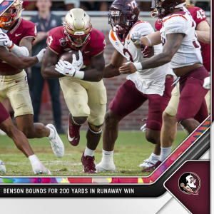 Trey Benson - 2023 Panini Instant College Football #36 - Versicolor /5