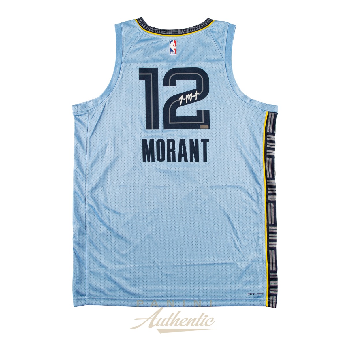 Ja Morant Autographed Memphis Grizzlies Light Blue Jordan Brand Swingman Jersey ~Open Edition Item~
