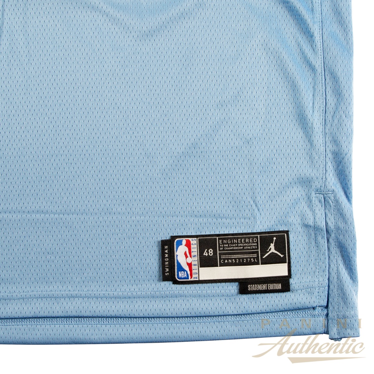 Ja Morant Autographed Memphis Grizzlies Light Blue Jordan Brand Swingman Jersey ~Open Edition Item~ - Image 4