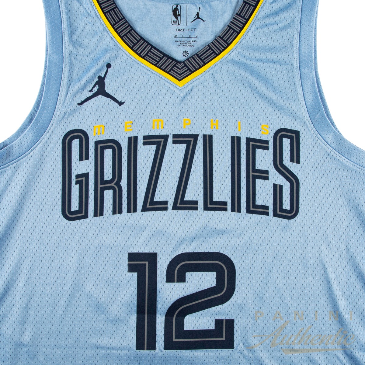 Ja Morant Autographed Memphis Grizzlies Light Blue Jordan Brand Swingman Jersey ~Open Edition Item~ - Image 5