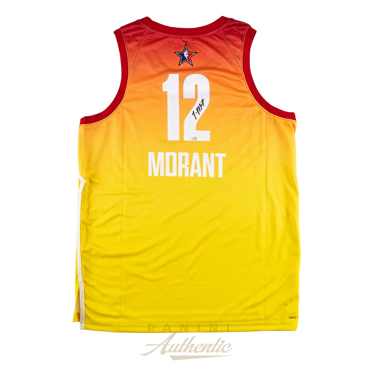 Ja Morant Autographed Jordan Brand 2023 NBA All-Star Game Orange Swingman Jersey ~Limited Edition to 25~