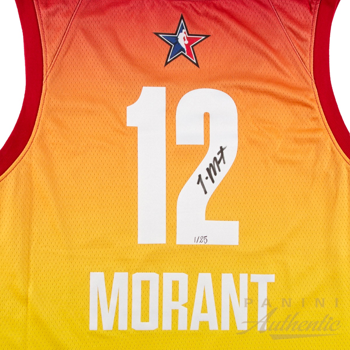 Ja Morant Autographed Jordan Brand 2023 NBA All-Star Game Orange Swingman Jersey ~Limited Edition to 25~ - Image 2