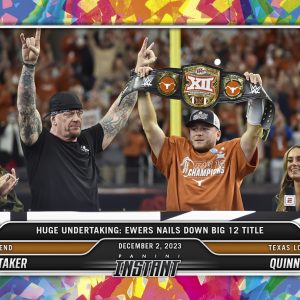 Quinn Ewers/Undertaker - 2023 Panini Instant College Football #44 - Versicolor /5