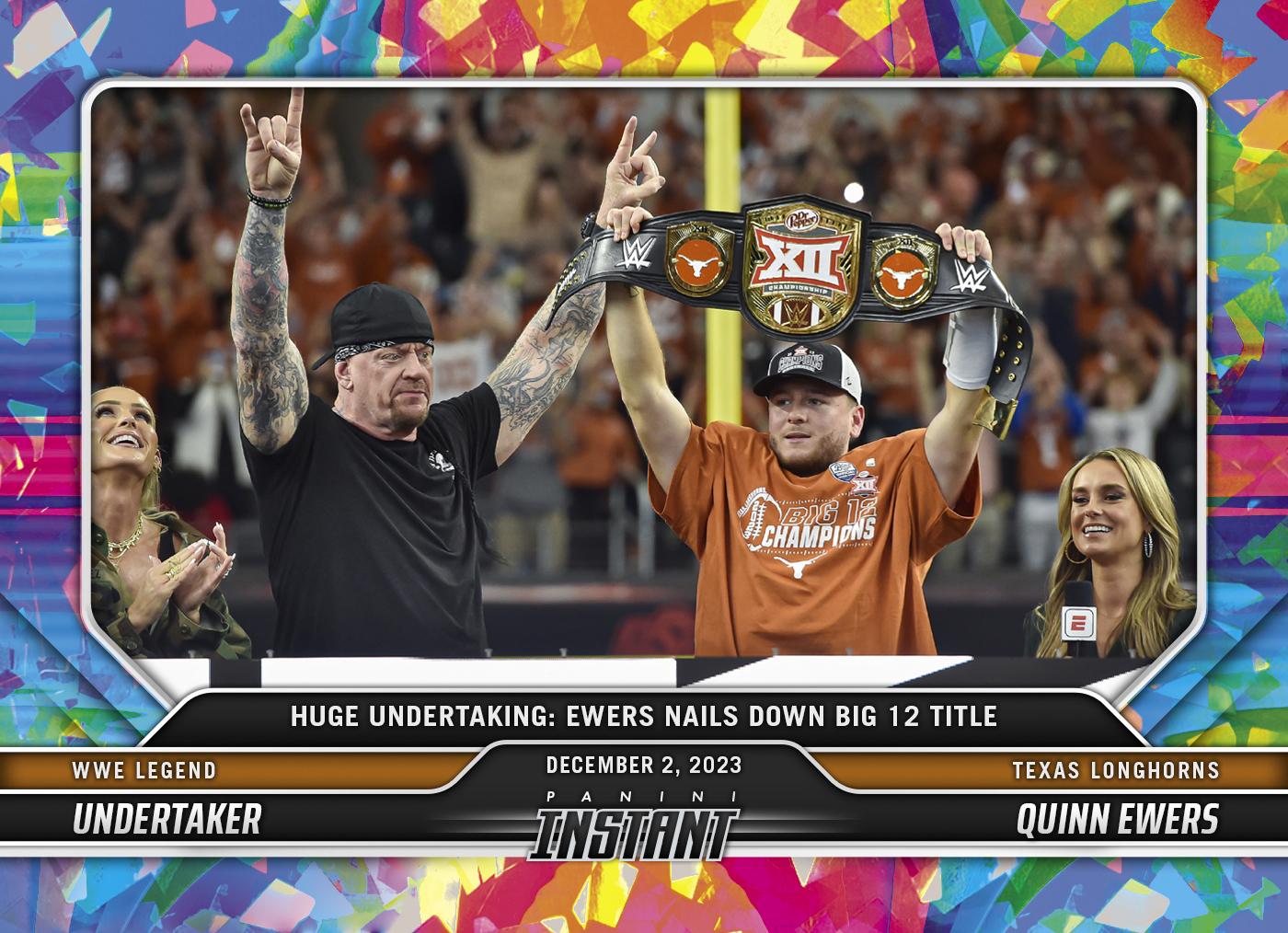 Quinn Ewers/Undertaker - 2023 Panini Instant College Football #44 - Versicolor /5