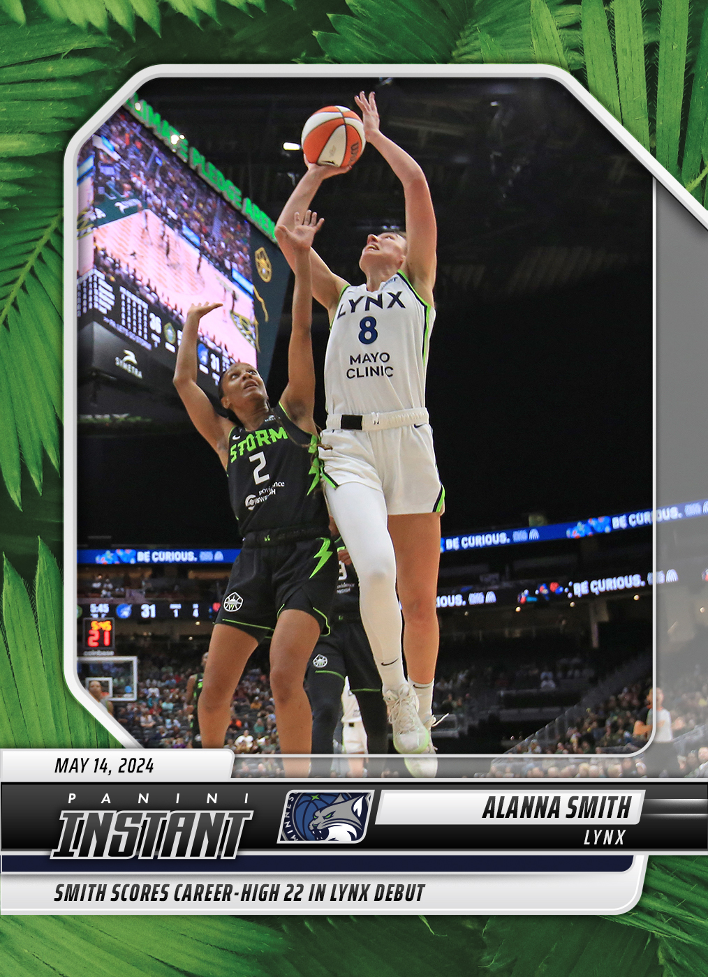 Alanna Smith - 2024 Panini Instant WNBA #13 - Jungle /25