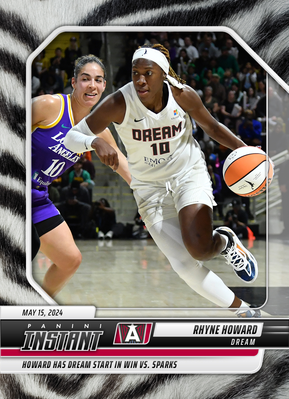 Rhyne Howard - 2024 Panini Instant WNBA #16 - White Tiger /5