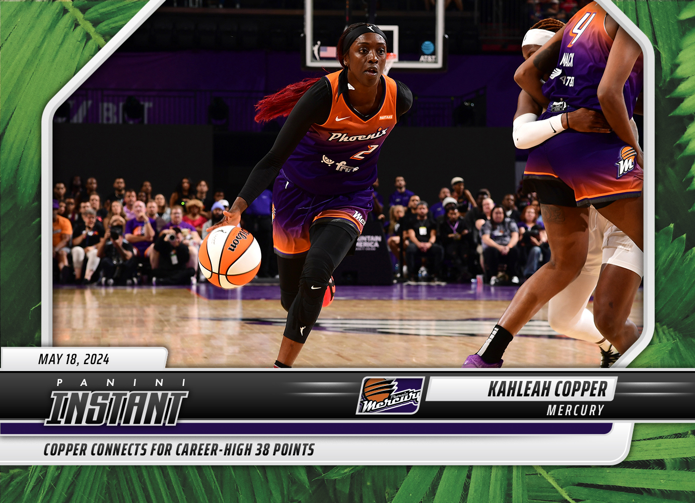 Kahleah Copper - 2024 Panini Instant WNBA #21 - Jungle /25