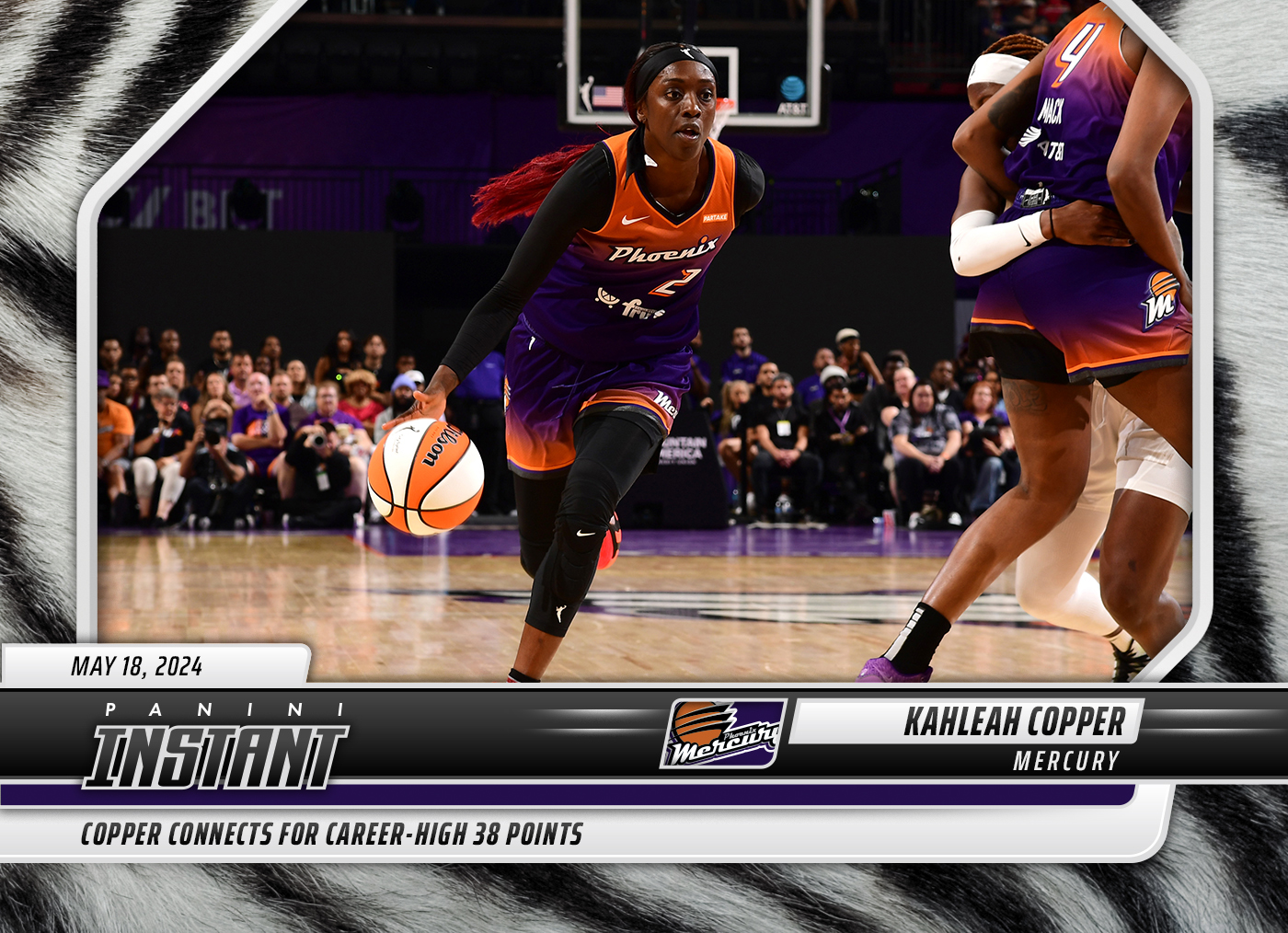 Kahleah Copper - 2024 Panini Instant WNBA #21 - White Tiger /5