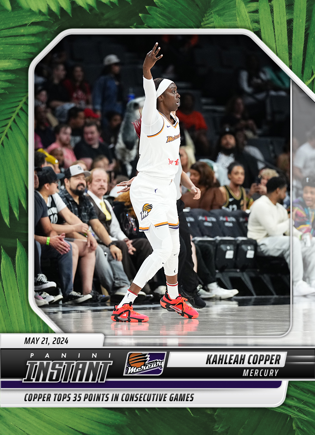 Kahleah Copper - 2024 Panini Instant WNBA #23 - Jungle /25
