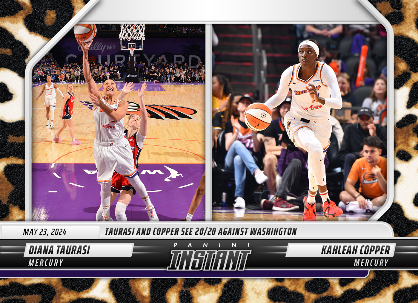 Diana Taurasi/Kahleah Copper - 2024 Panini Instant WNBA #27 - Jaguar /10