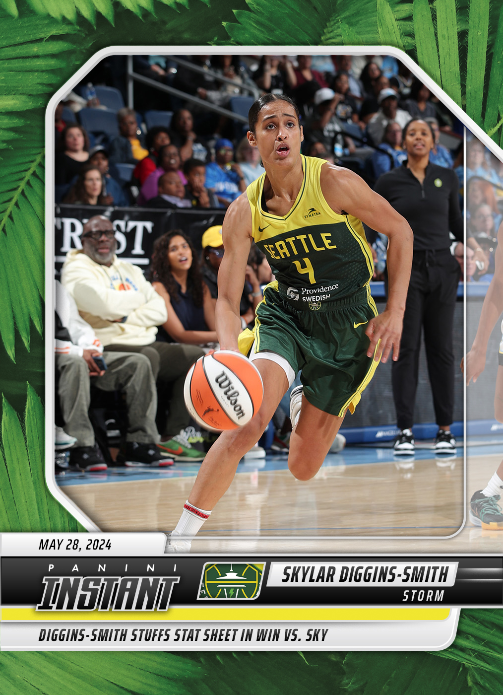 Skylar Diggins-Smith - 2024 Panini Instant WNBA #37 - Jungle /25