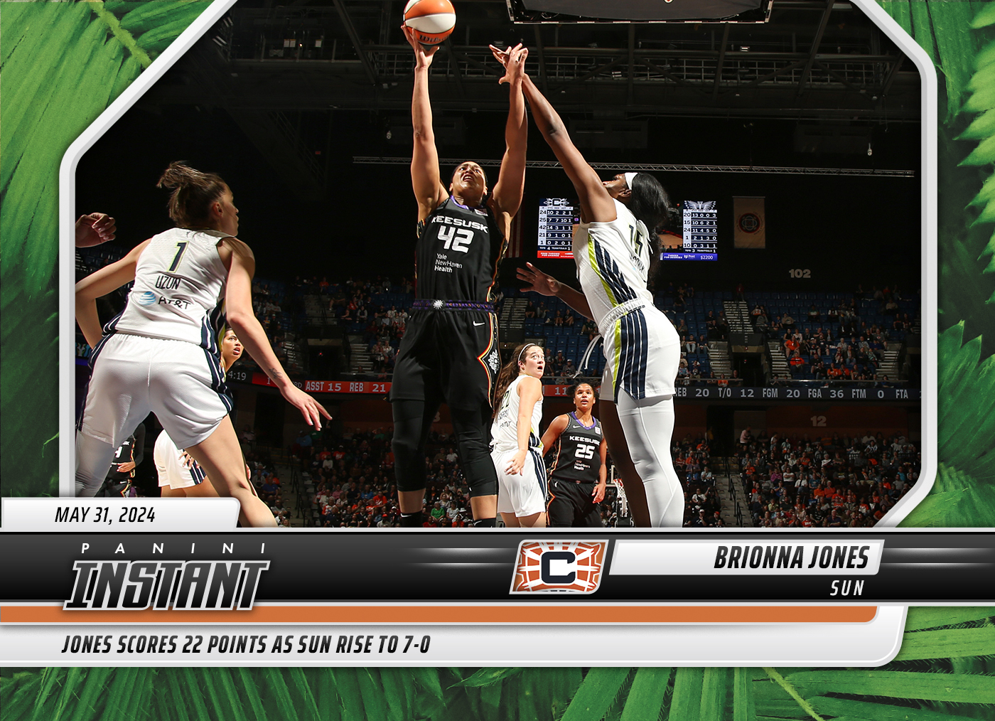 Brionna Jones - 2024 Panini Instant WNBA #40 - Jungle /25