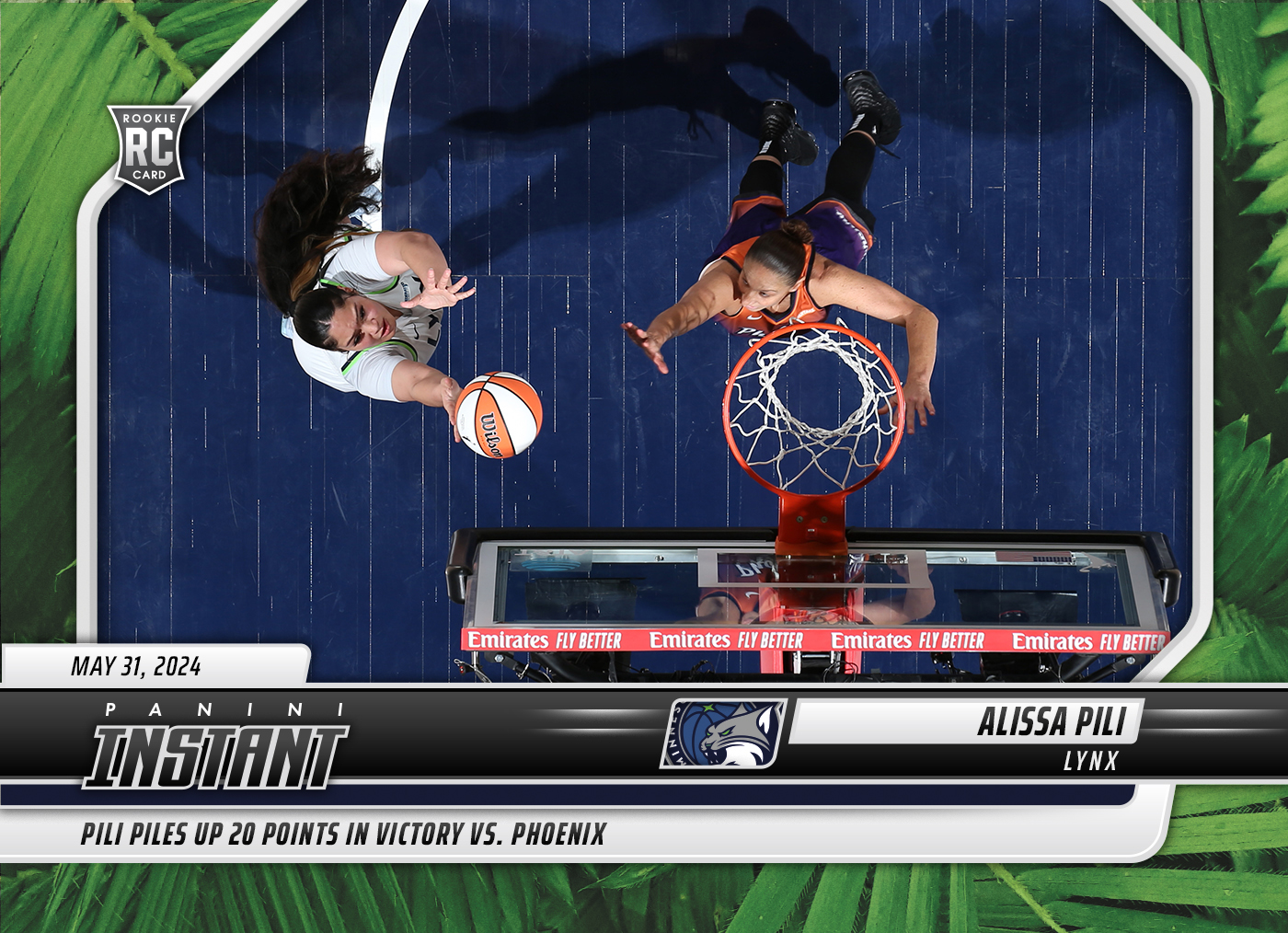 Alissa Pili - 2024 Panini Instant WNBA #42 - Jungle /25
