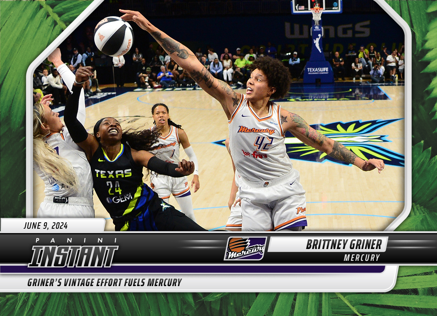 Brittney Griner - 2024 Panini Instant WNBA #56 - Jungle /25