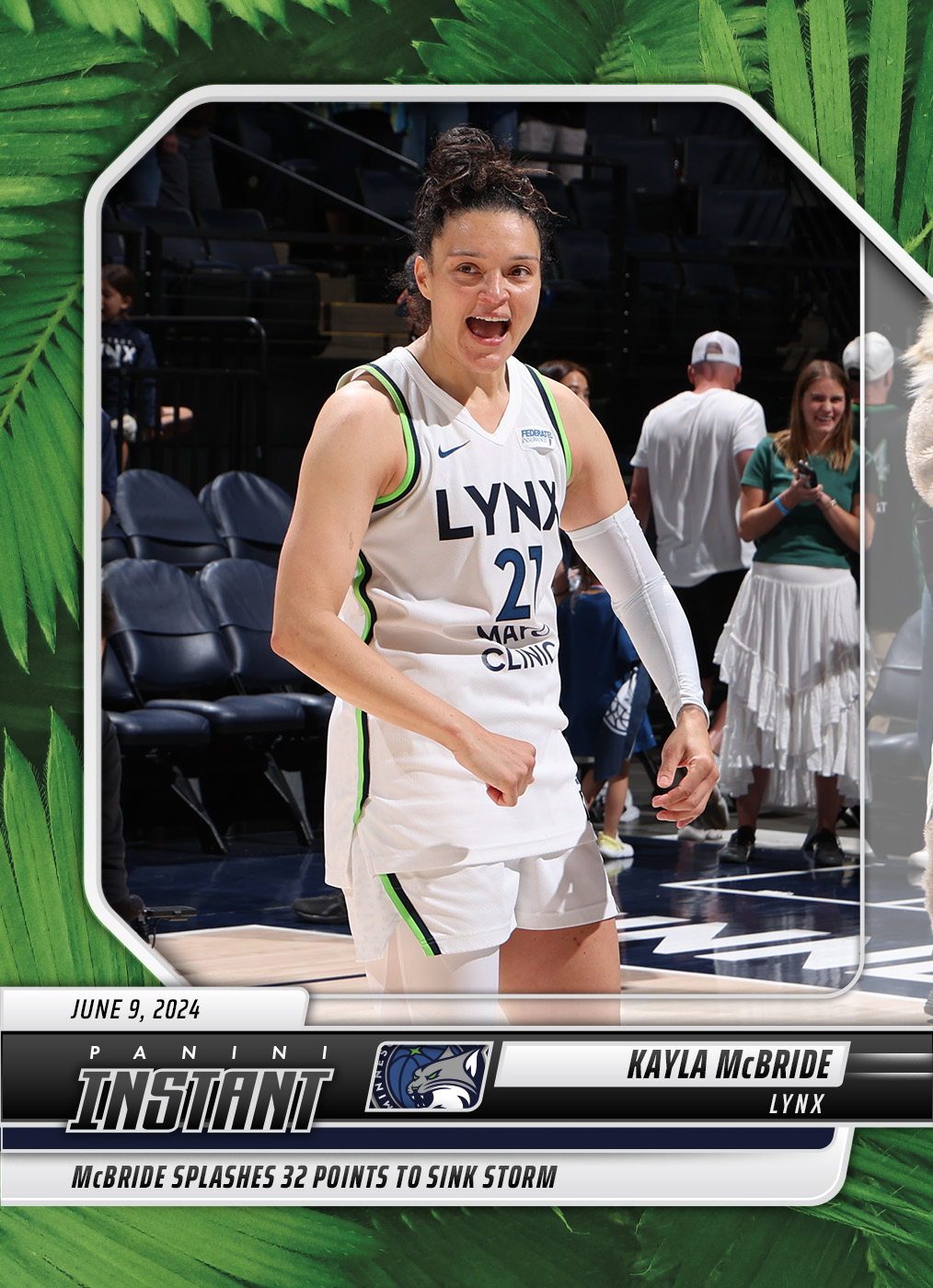 Alanna Smith/Kayla McBride/Courtney Williams - 2024 Panini Instant WNBA #61 - Jungle /25