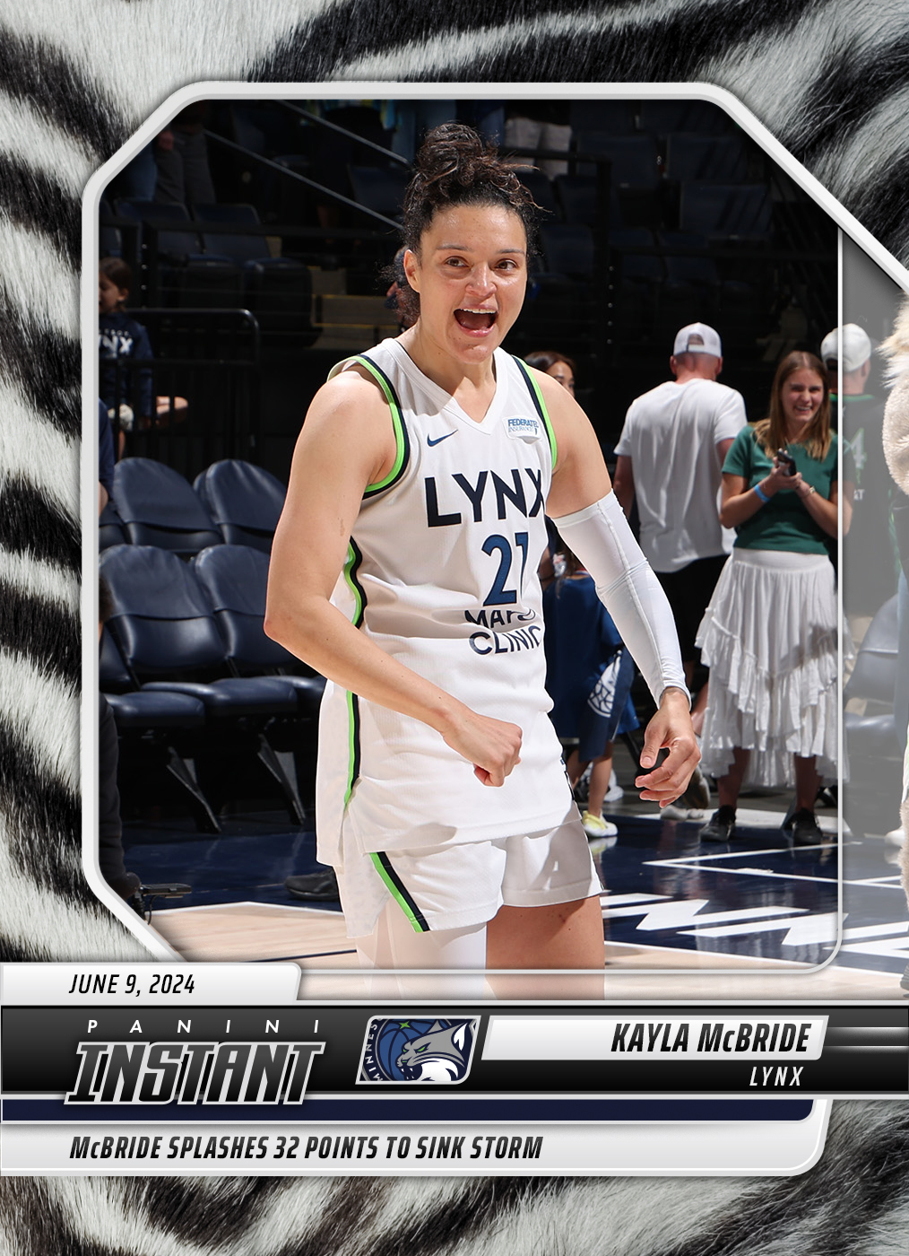 Alanna Smith/Kayla McBride/Courtney Williams - 2024 Panini Instant WNBA #61 - White Tiger /5