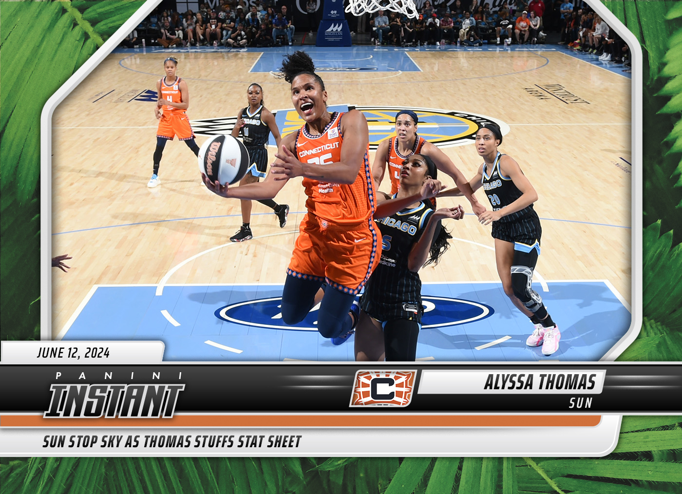 Alyssa Thomas - 2024 Panini Instant WNBA #63 - Jungle /25