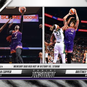 Kahleah Copper/Brittney Griner - 2024 Panini Instant WNBA #74 - White Tiger /5