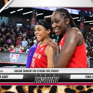 Allisha Gray/Tina Charles - 2024 Panini Instant WNBA #75 - Jaguar /10