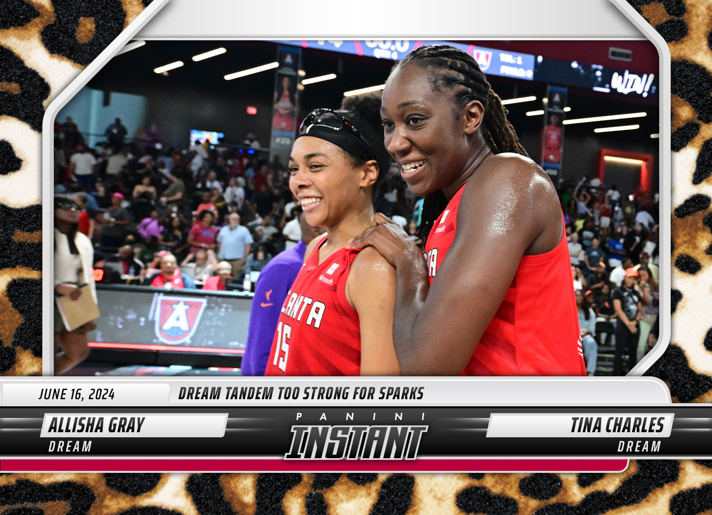 Allisha Gray/Tina Charles - 2024 Panini Instant WNBA #75 - Jaguar /10