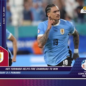 Darwin Nunez - Panini Instant Copa America #8 - Blue & Red /5