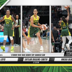 Jewell Loyd/Skylar Diggins-Smith/Nneka Ogwumike - 2024 Panini Instant WNBA #86 - Jungle /25