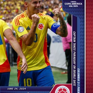 James Rodriguez - Panini Instant Copa America #9 - Red /25