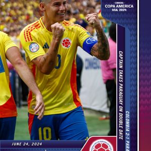 James Rodriguez - Panini Instant Copa America #9 - Blue & Red /5