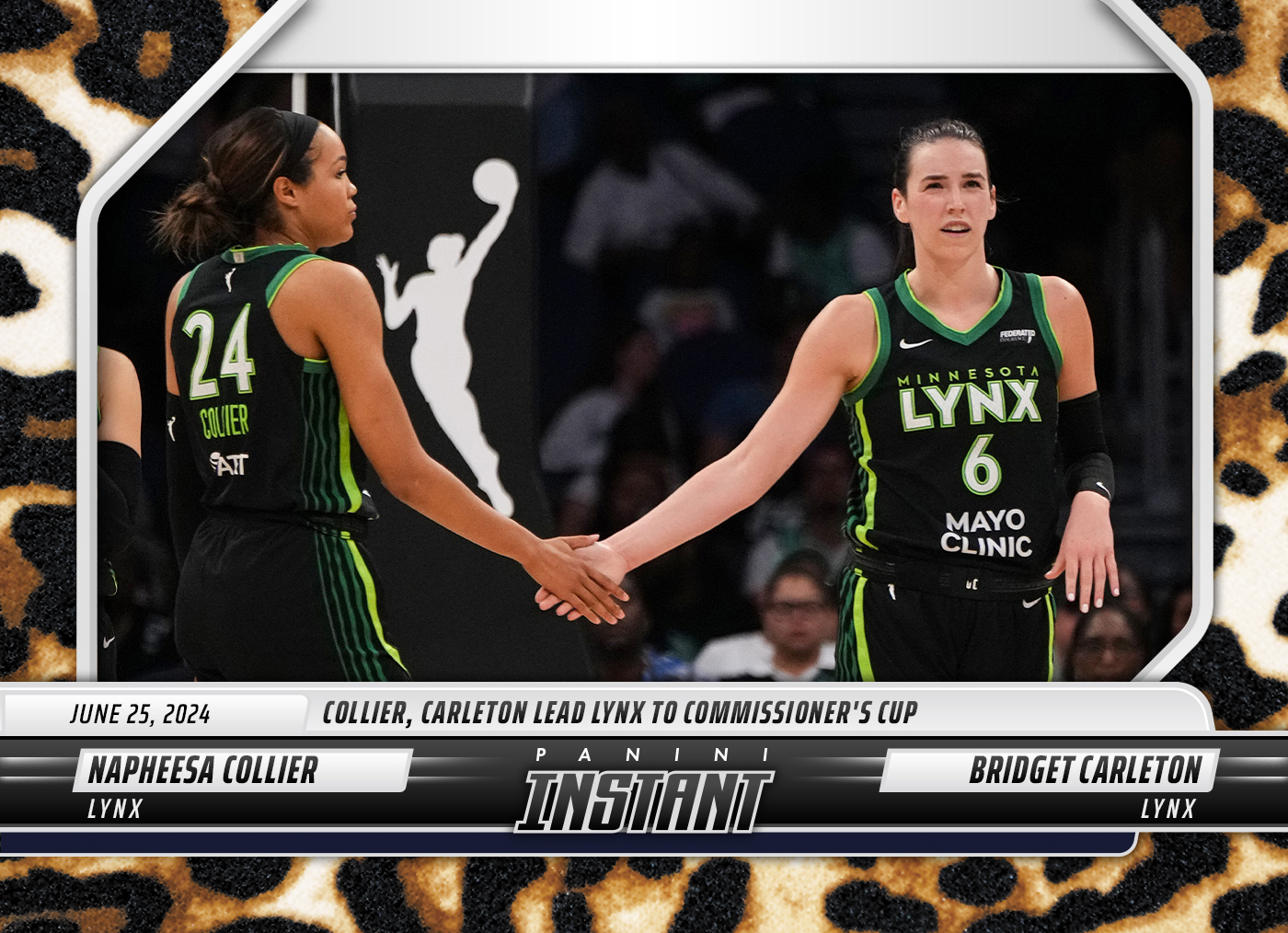 Napheesa Collier/Bridget Carleton - 2024 Panini Instant WNBA #90 - Jaguar /10
