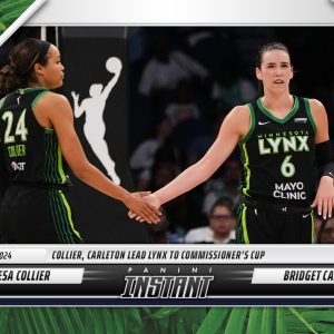 Napheesa Collier/Bridget Carleton - 2024 Panini Instant WNBA #90 - Jungle /25