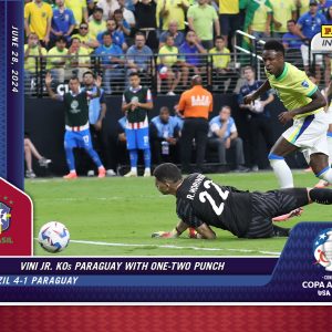 Vini Jr. - Panini Instant Copa America #22 - Red /25