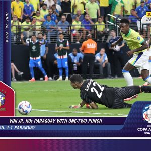 Vini Jr. - Panini Instant Copa America #22 - Blue & Red /5