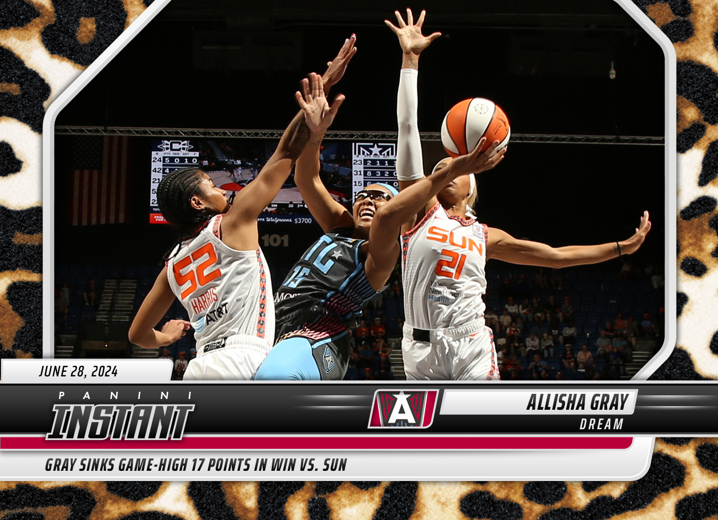 Allisha Gray - 2024 Panini Instant WNBA #98 - Jaguar /10