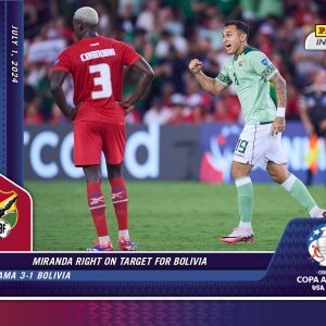 Bruno Miranda - Panini Instant Copa America #27 - Blue & Red /5