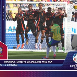 Raphinha - Panini Instant Copa America #29 - Blue & Red /5