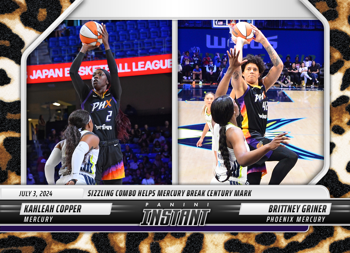 Kahleah Copper/Brittney Griner - 2024 Panini Instant WNBA #133 - Jaguar /10