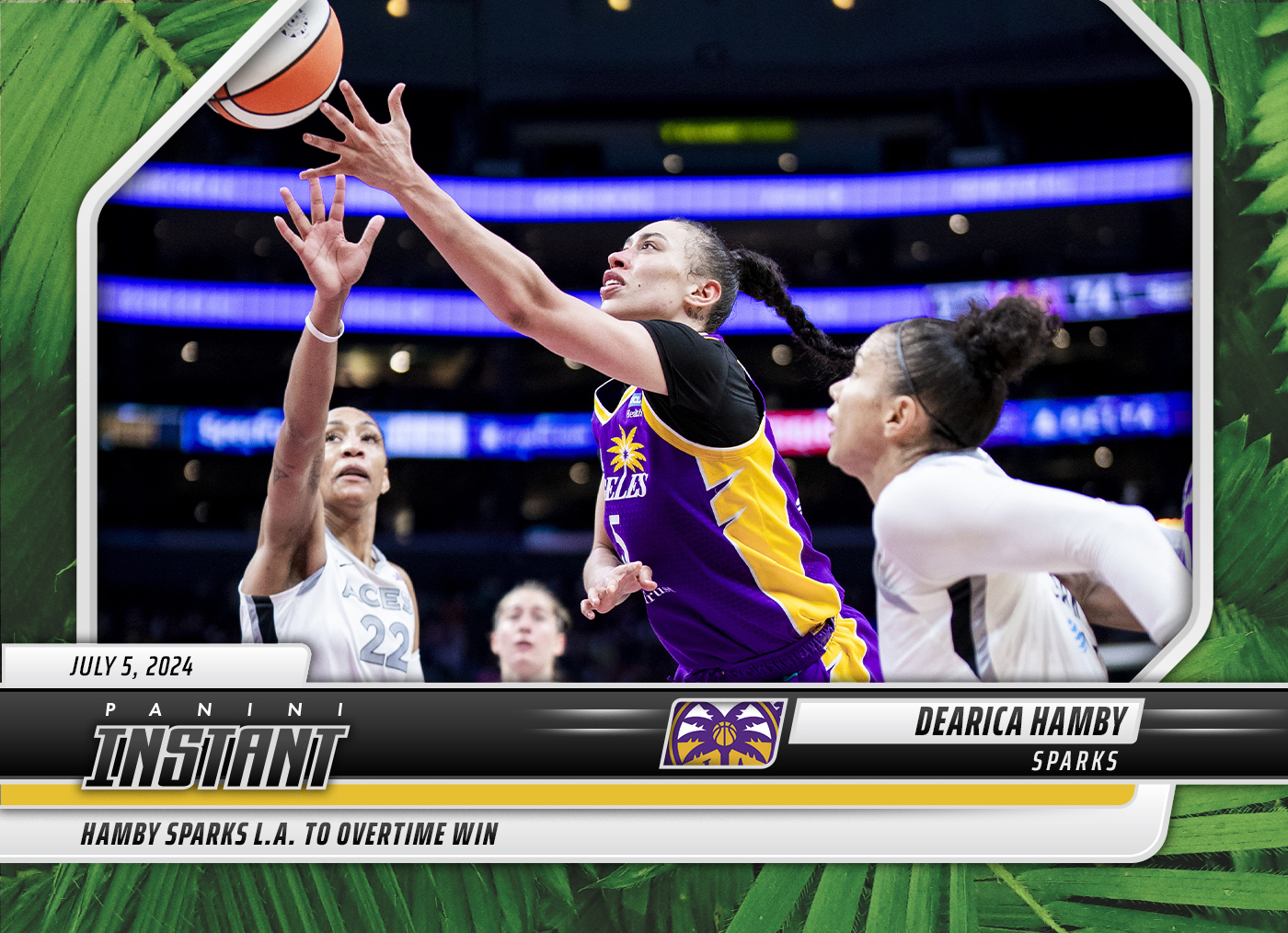 Dearica Hamby - 2024 Panini Instant WNBA #137 - Jungle /25
