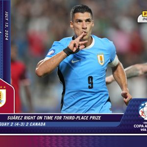 Luis Suarez - Panini Instant Copa America #41 - Blue & Red /5