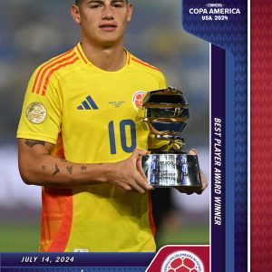 James Rodriguez - Panini Instant Copa America #48 - Red /25