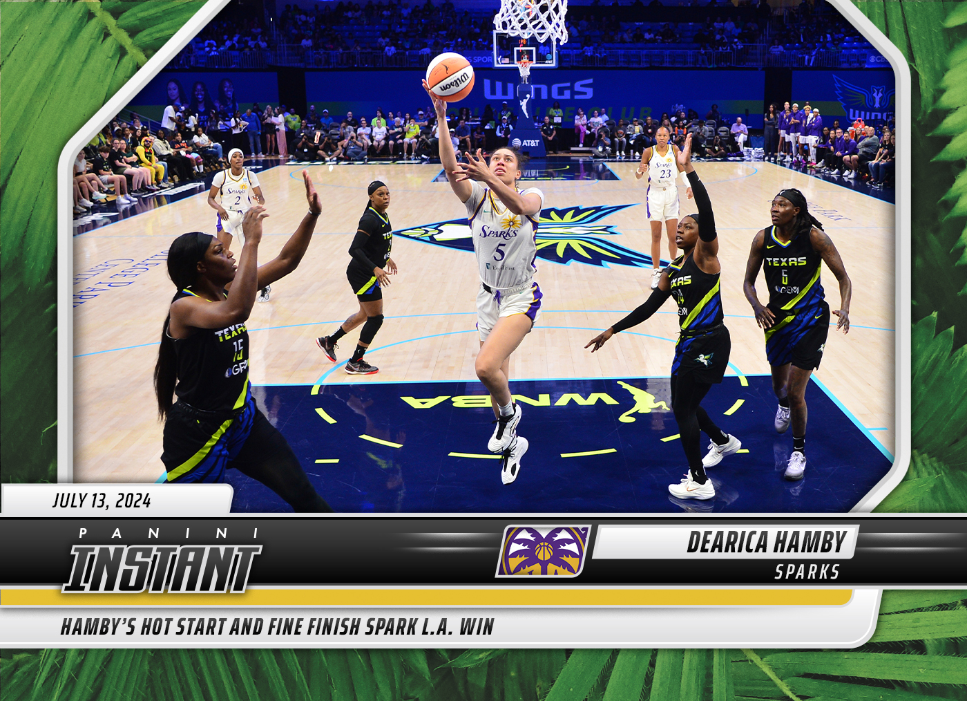 Dearica Hamby - 2024 Panini Instant WNBA #150 - Jungle /25