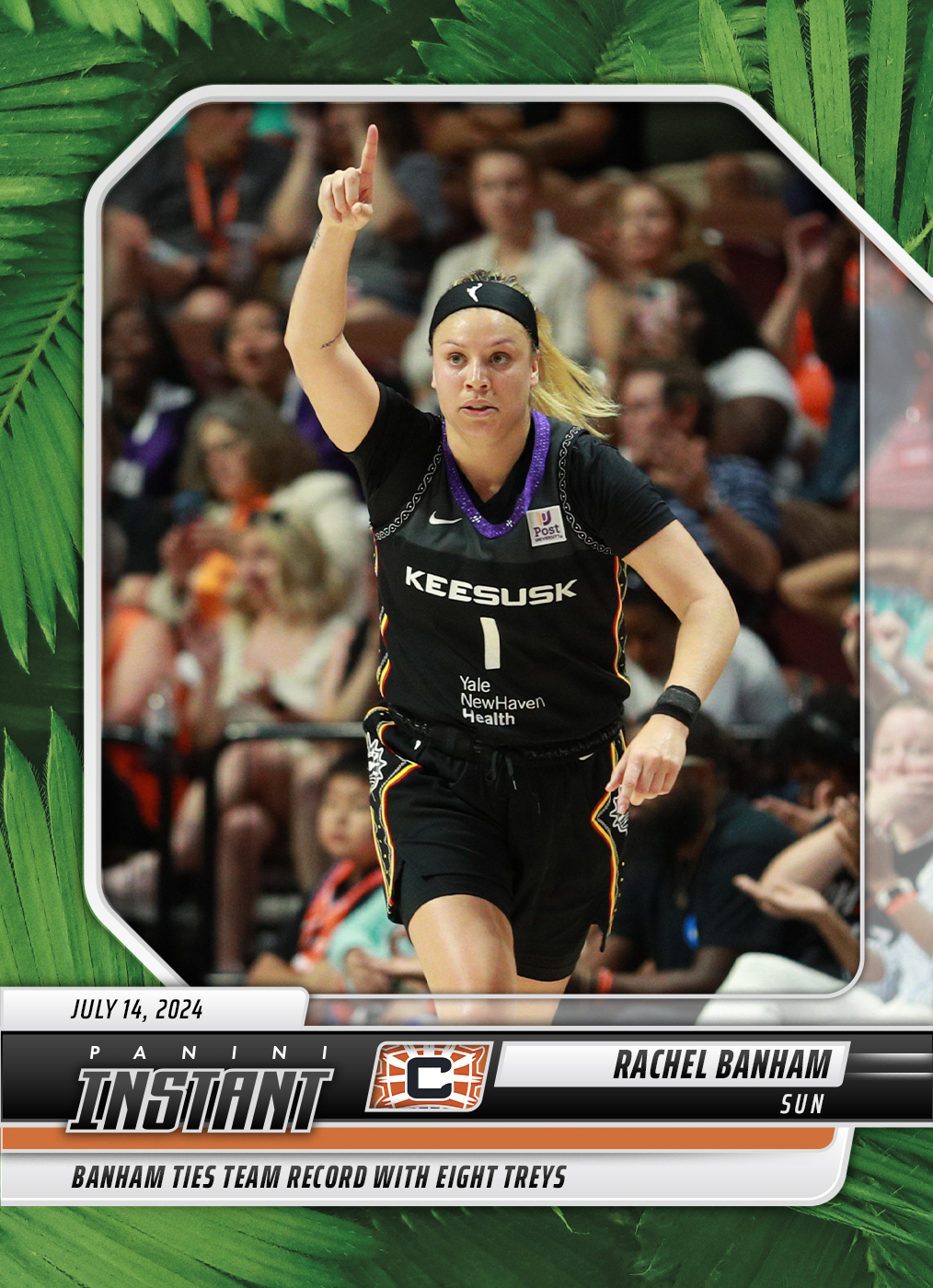 Rachel Banham - 2024 Panini Instant WNBA #151 - Jungle /25