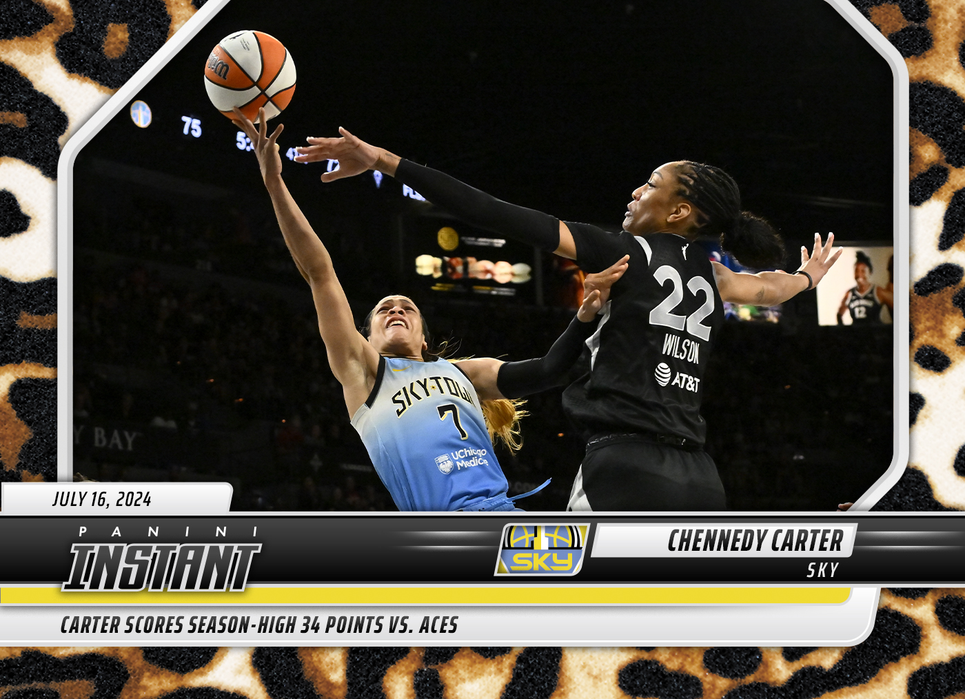 Chennedy Carter - 2024 Panini Instant WNBA #154 - Jaguar /10