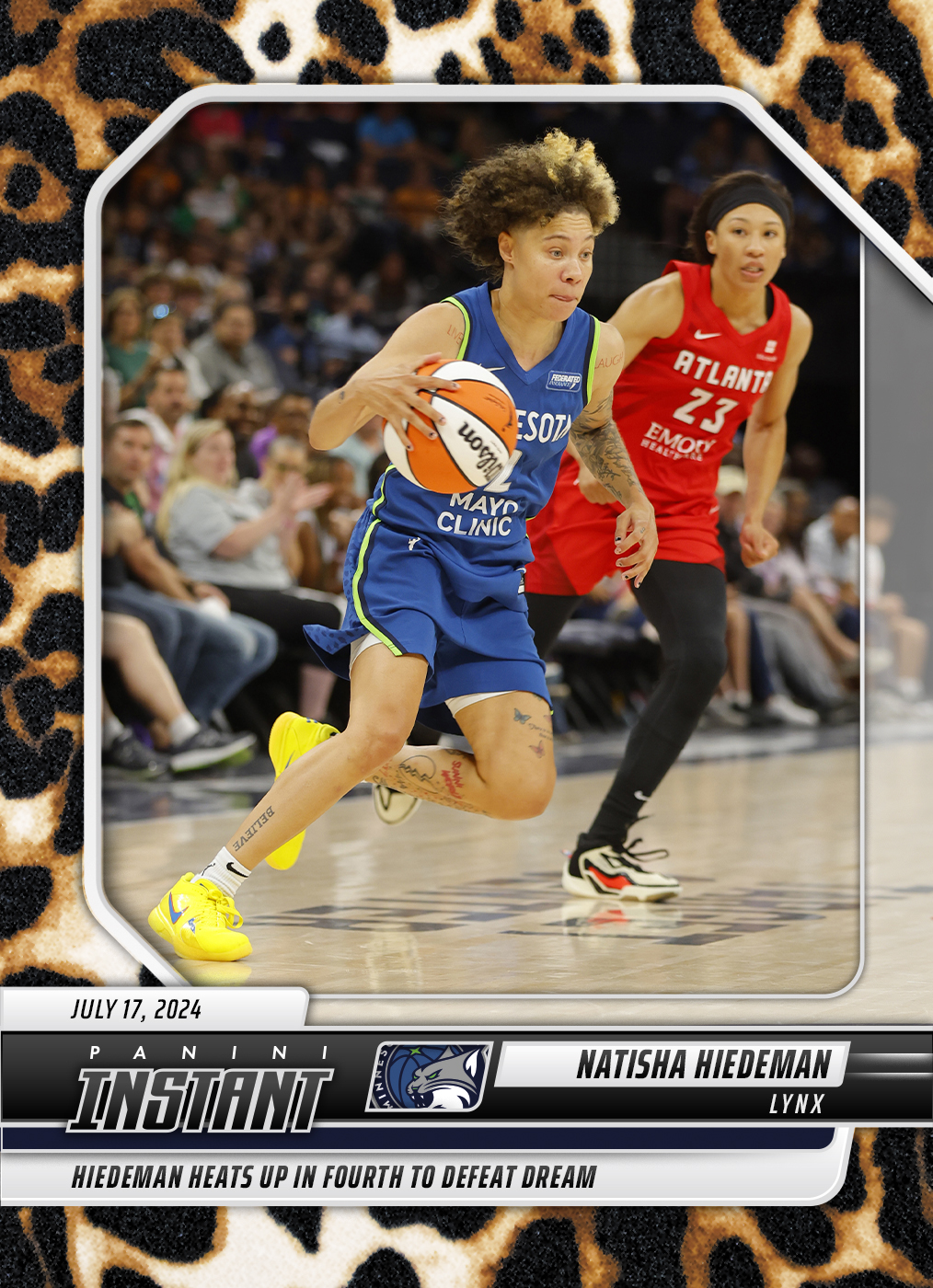 Natisha Hiedeman - 2024 Panini Instant WNBA #157 - Jaguar /10
