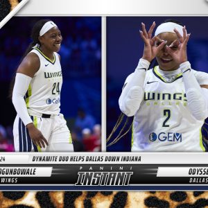 Arike Ogunbowale/Odyssy Sims - 2024 Panini Instant WNBA #158 - Jaguar /10